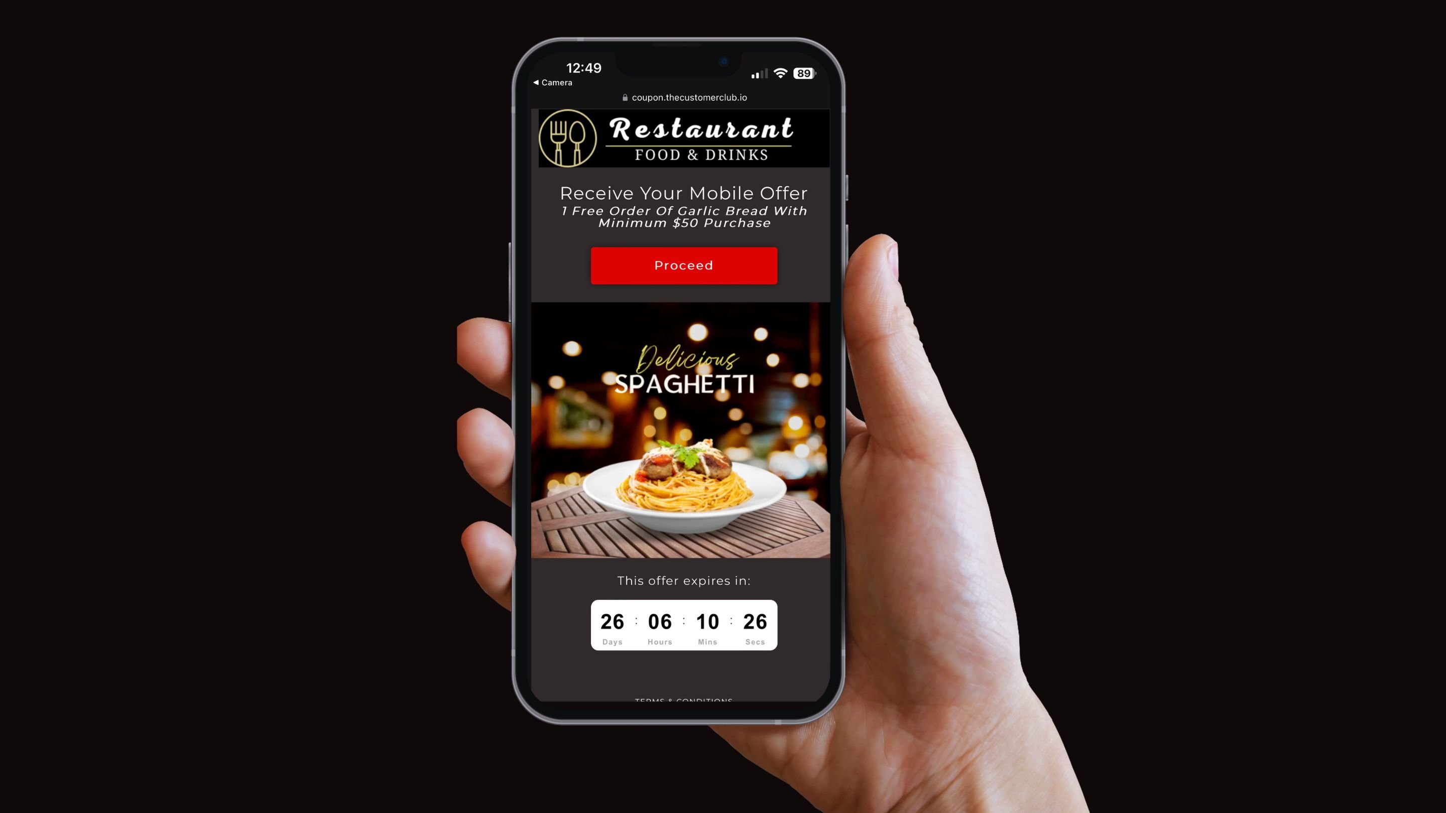 The Customer Club Mobile Offer The Customer Club Mobile Offer